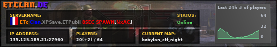ETc|Clan,XPSave,ETPubII 8SEC SPAWN[NxAC]