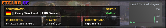 ||| Crazy War Lord ||| FUN Server |||