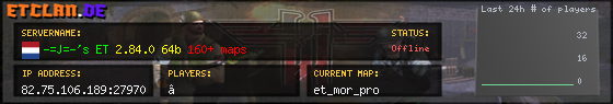 -=J=-'s ET 2.84.0 64b 160+ maps